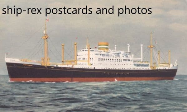 WESTERDAM (1946, Holland America) a1