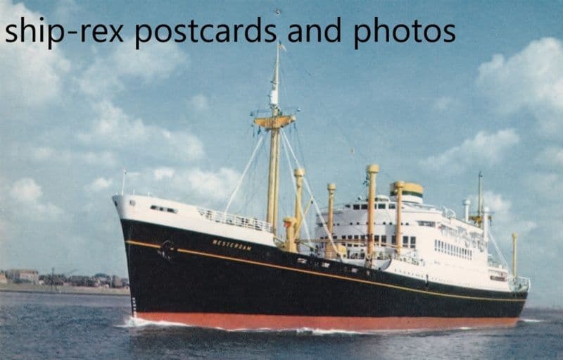 WESTERDAM (1946, Holland America) b1