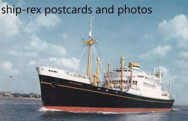 WESTERDAM (1946, Holland America) b2