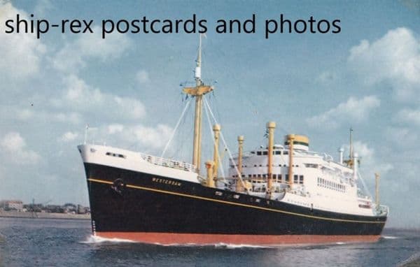 WESTERDAM (1946, Holland America) b3