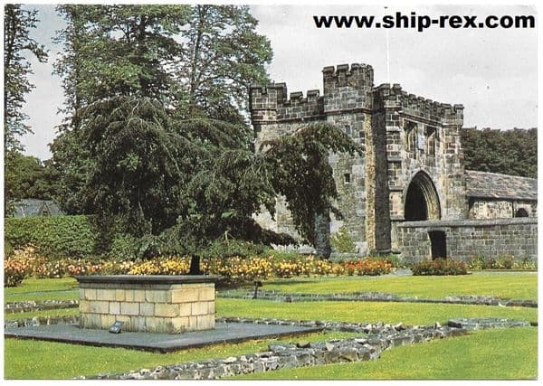 Whalley Abbey, Lancashire - Dixon postcard