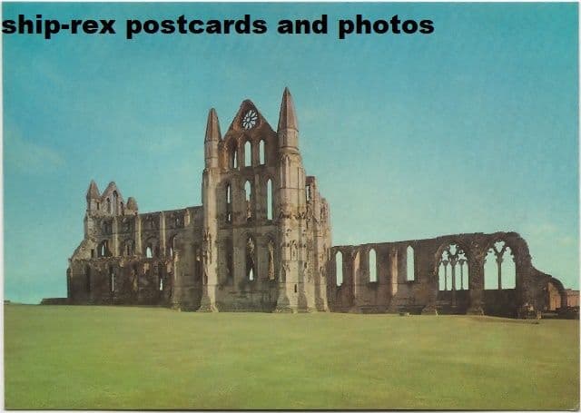 Whitby Abbey postcard b