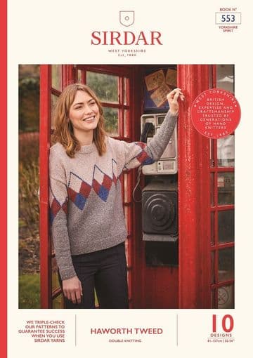 553 - Sirdar Haworth Tweed DK Pattern Book