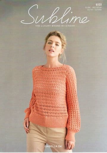 6131 - Lacey Top Knitting Pattern