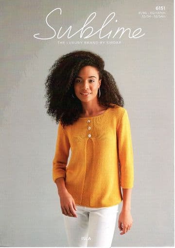 6151 - Sweater Knitting Pattern