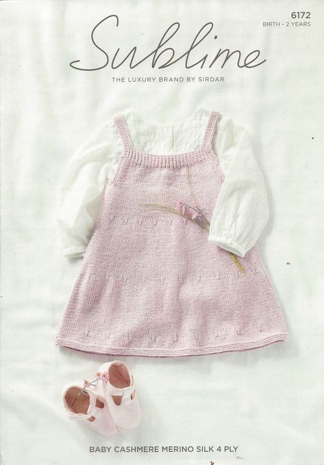 6172 -  4 ply Pinafore Knitting Pattern