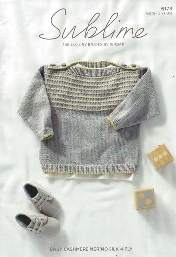 6173 - Sweater Knitting Pattern