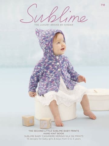 718 - The Second Little Sublime Baby Prints Hand Knit Book