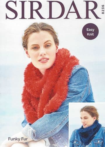 8236 - Snood and Scarf Knitting Pattern