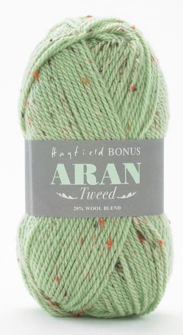 Hayfield Bonus Aran Tweed with Wool 400g - 664 Pale Sage