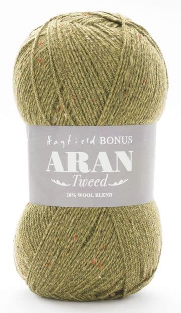 Hayfield Bonus Aran Tweed with Wool 400g - 695 Sagewood