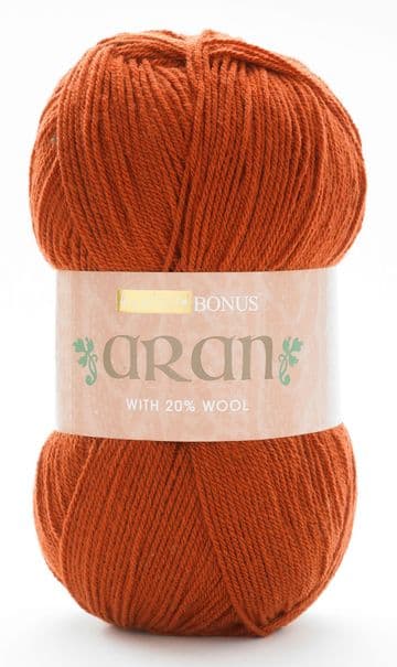Hayfield Bonus Aran with Wool 400g - 771 Rusty