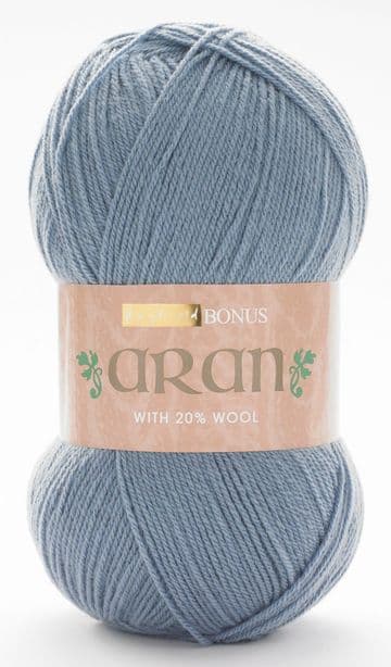 Hayfield Bonus Aran with Wool 400g - 817 Mill Blue