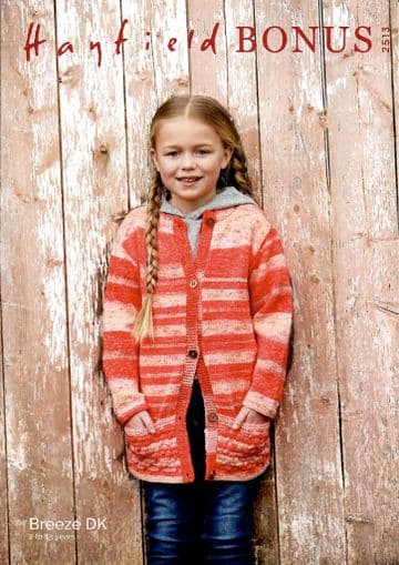 Hayfield Bonus Breeze DK Knitting Pattern - 2513 Jacket