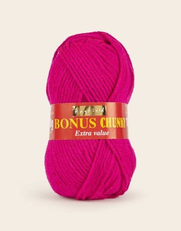 Hayfield Bonus Chunky 100g - 572 Electric Pink