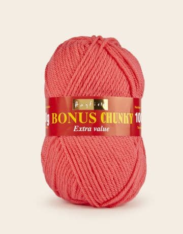 Hayfield Bonus Chunky 100g - 578 Bright Coral