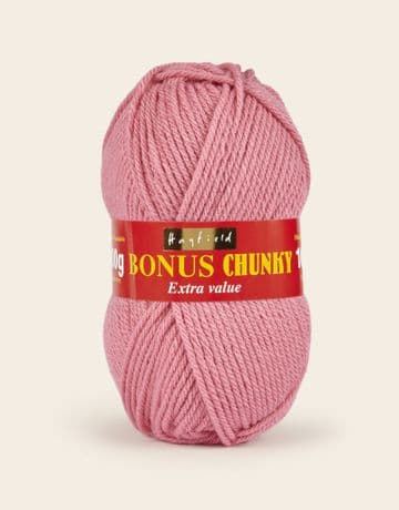 Hayfield Bonus Chunky 100g - 616 Deep Rose