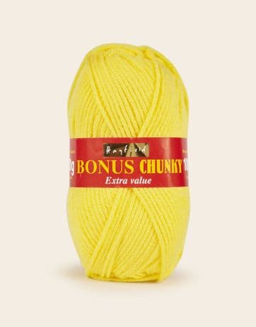 Hayfield Bonus Chunky 100g - 819 Bright Lemon