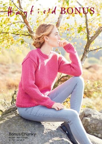 Hayfield Bonus Chunky Knitting Pattern - 8291 Sweater