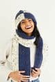 Hayfield Bonus Chunky Tweed Knitting Pattern - 10338 Hat & Scarf