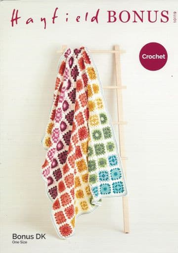 Hayfield Bonus DK - 10119 Blanket Crochet Pattern