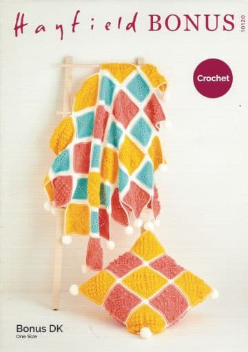 Hayfield Bonus DK - 10120 Blanket Crochet Pattern
