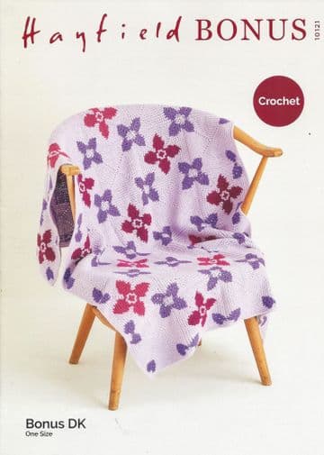 Hayfield Bonus DK - 10121 Blanket Crochet Pattern