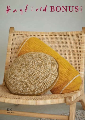 Hayfield Bonus DK - 10256 Cushion Crochet Pattern