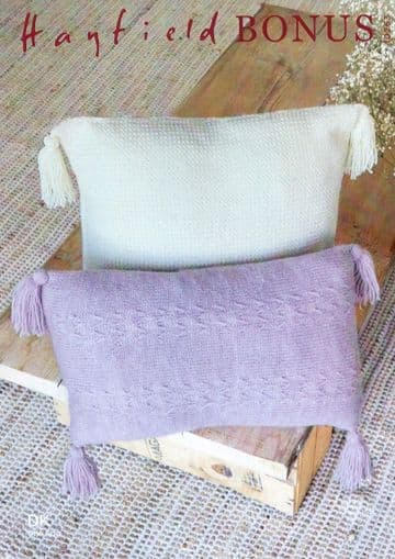 Hayfield Bonus DK - 10263 Cushion Covers Knitting Pattern