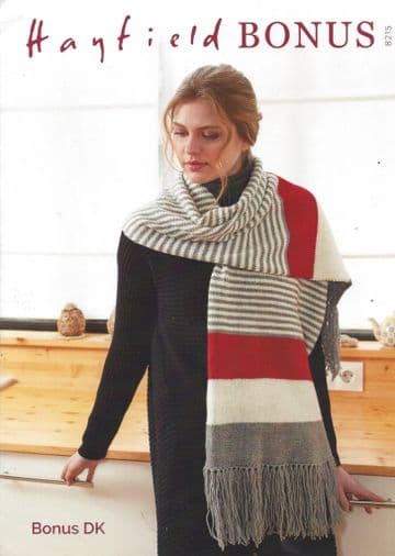 Hayfield Bonus DK - 8215 Wrap Knitting Pattern