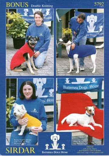 Hayfield Bonus DK Knitting Pattern - 5792 Dog Coats & Blanket