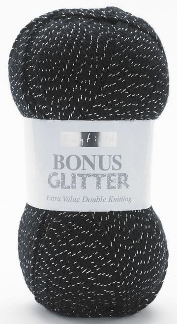 Hayfield Bonus Glitter DK 100g - 232 Midnight Melody - Clearance Price £1.99