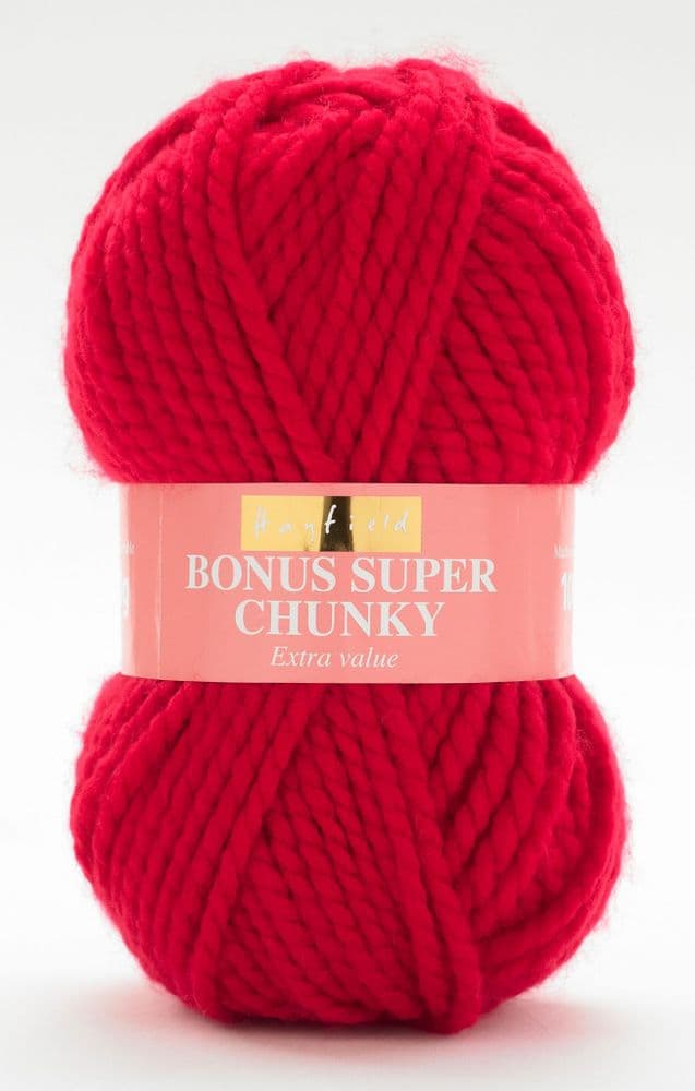 Hayfield Bonus Super Chunky 100g 950 Cherry Red