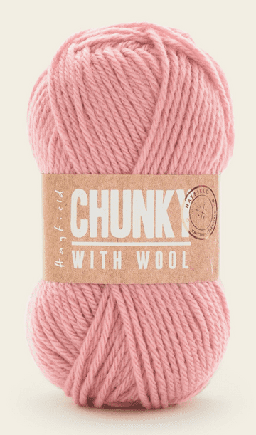 Hayfield Chunky with Wool 100g - 693 Blossom - 5 & 10 Ball Pack Offers Available