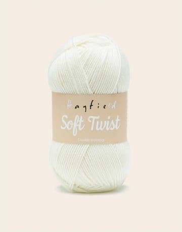 Hayfield Soft Twist 100g - 251 Ivory - Clearance Price £2.65