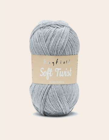 Hayfield Soft Twist 100g - 252 Silver - Clearance Price £2.65