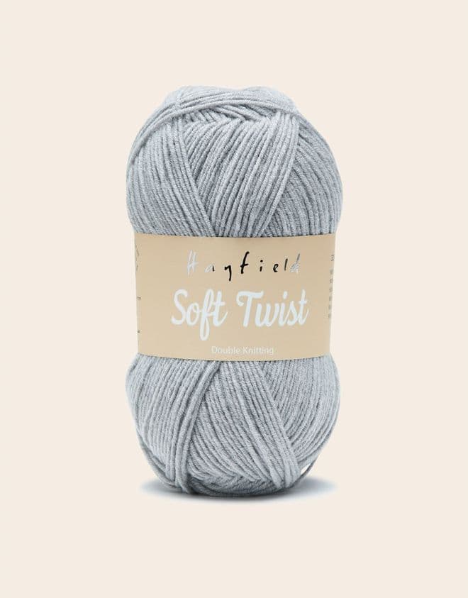 Hayfield Soft Twist 100g - 252 Silver - Clearance Price £2.65