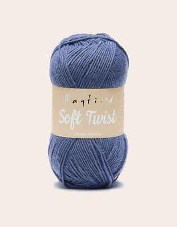 Hayfield Soft Twist 100g - 253 Denim - Clearance Price £2.65
