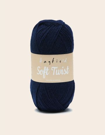 Hayfield Soft Twist 100g - 260 Navy - Clearance Price £2.65