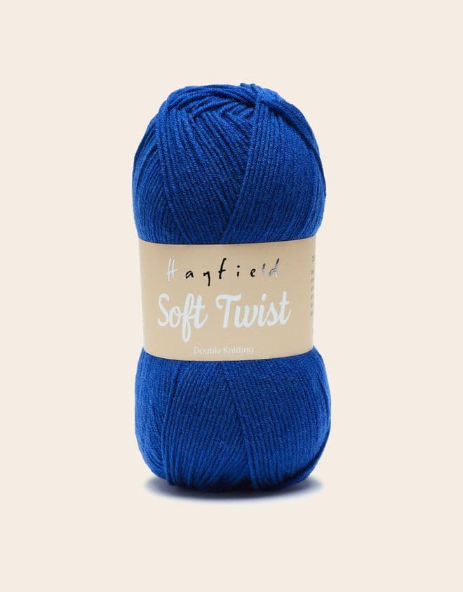 Hayfield Soft Twist 100g - 262 Royal - Clearance Price £2.65
