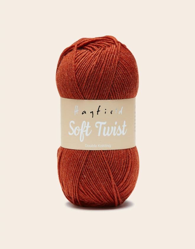 Hayfield Soft Twist 100g - 267 Copper - Clearance Price £2.65