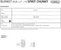 Hayfield Spirit Chunky Knitting Pattern - 10862 Blanket (100 x 135cm)