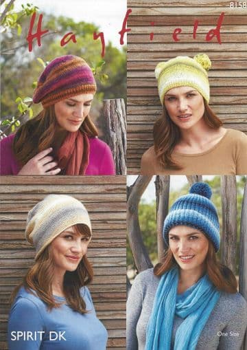 Hayfield Spirit Double Knit - 8158 Accessories Knitting Pattern