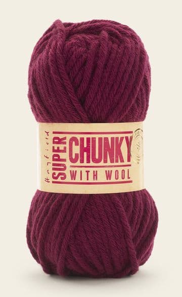Hayfield Super Chunky with Wool 100g - 053 Hollyhocks - Includes Pack Offers
