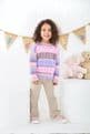 King Cole 4 Ply Knitting Pattern - 6325 Childrens Sweater & Cardigan (2 Designs)