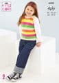 King Cole 4 Ply knitting Pattern - 6335 Tank Top & Waistcoat (2 Designs)