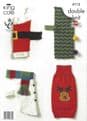 King Cole - 4115 Christmas Dog Coats Knitting Pattern