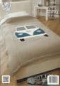 King Cole - 4323 Camper Van Bed Throws Knitting Pattern