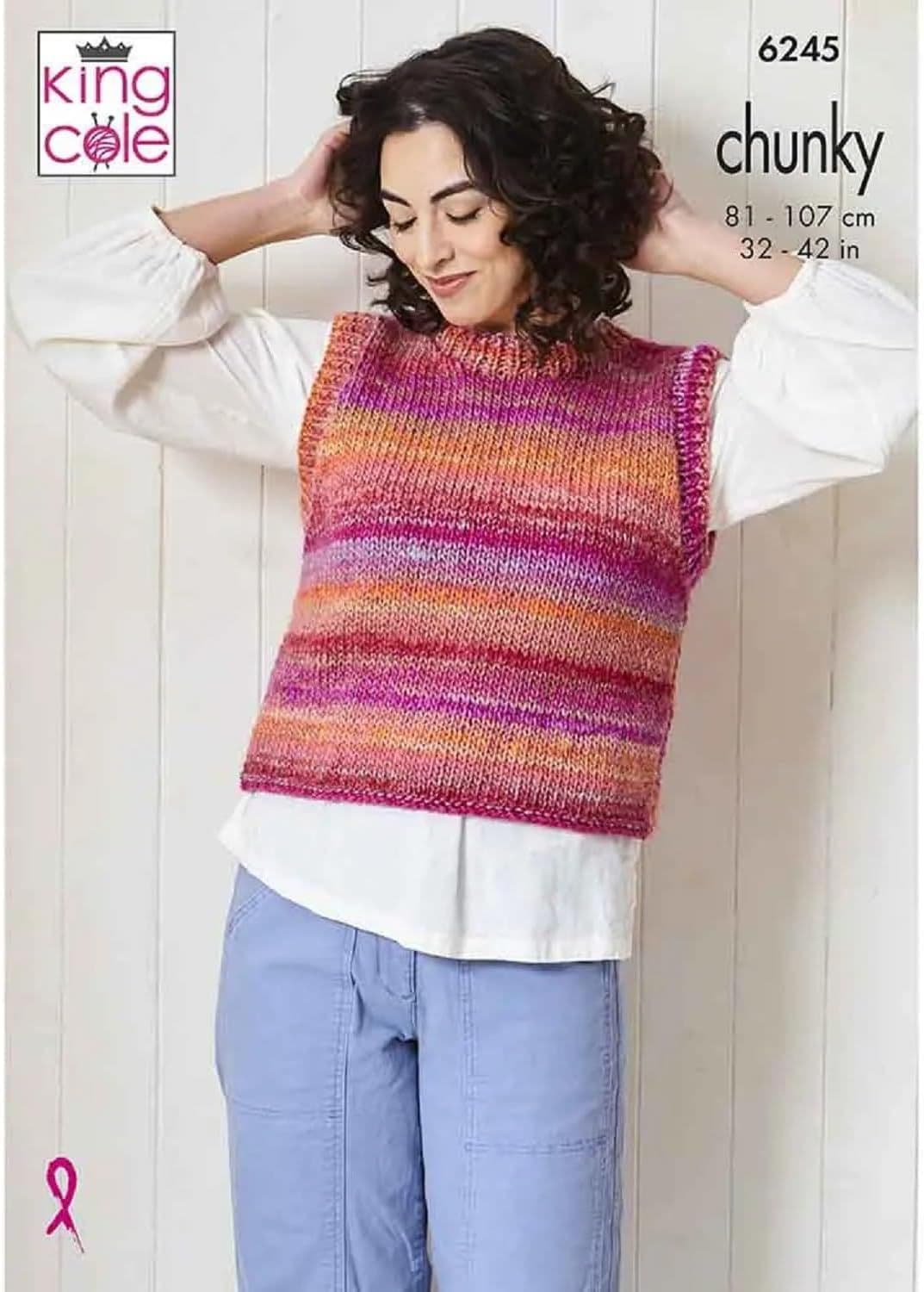 Patron Tricot Pull Col V Femme - Au Bout De L'Aiguille