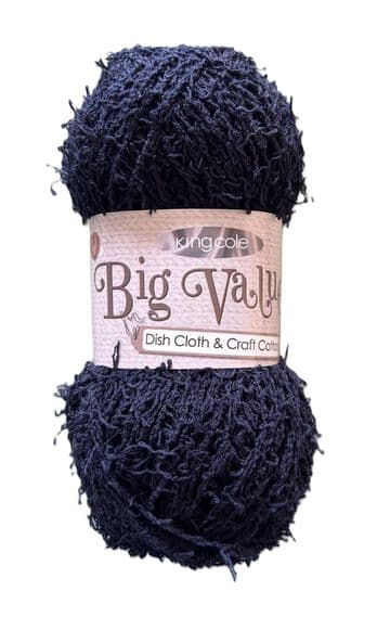 King Cole Dish Cloth & Craft Cotton 100g - 2314 Navy